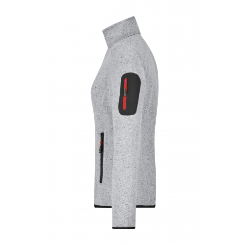 Ladies\' Knitted Fleece Jacket