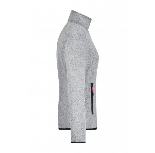 Ladies\' Knitted Fleece Jacket