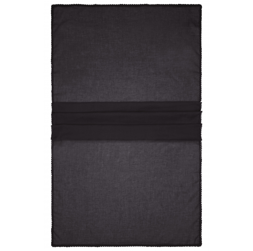 black Cotton Scarf