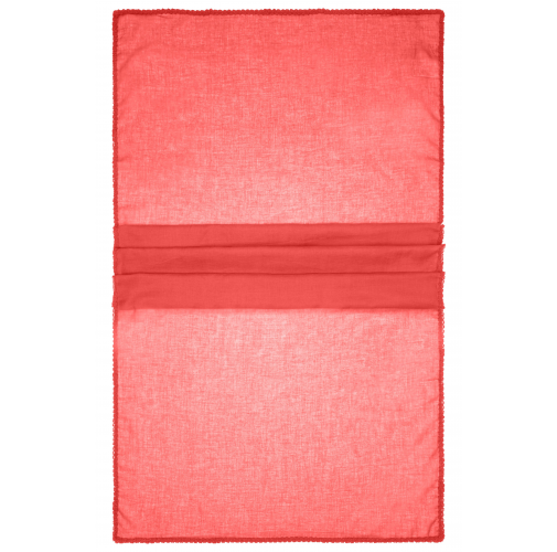 coral Cotton Scarf
