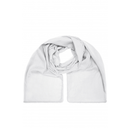 white Cotton Scarf