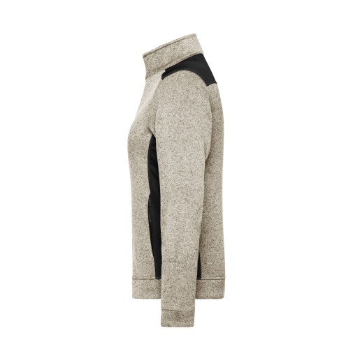 Ladies\' Knitted Workwear Fleece Jacket - STRONG -