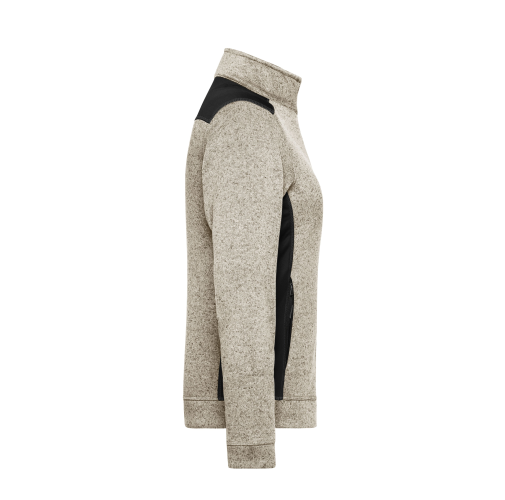Ladies\' Knitted Workwear Fleece Jacket - STRONG -