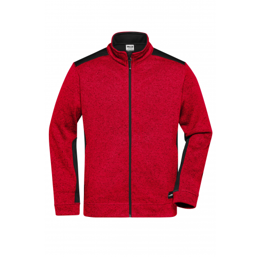 Men\'s Knitted Workwear Fleece Jacket - STRONG -