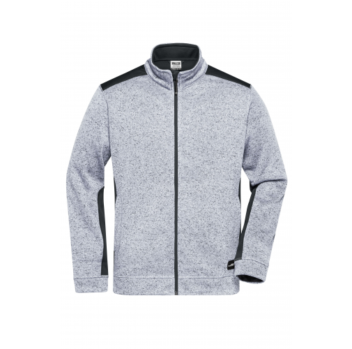 Men\'s Knitted Workwear Fleece Jacket - STRONG -