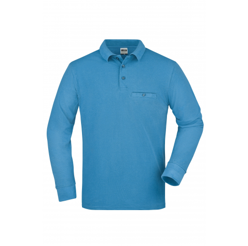 Men's Workwear Polo Pocket Longsleeve