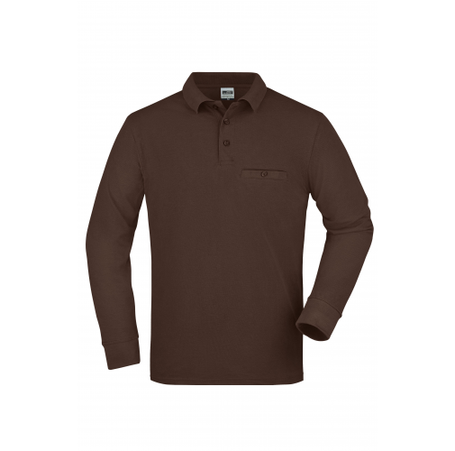 Men\'s Workwear Polo Pocket Longsleeve