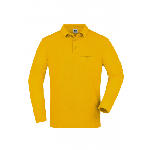 Men\'s Workwear Polo Pocket Longsleeve