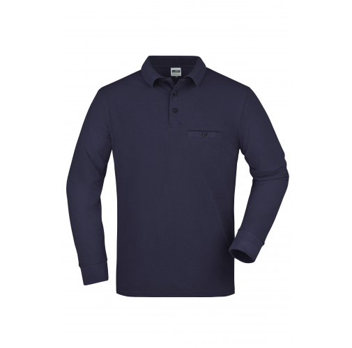 Men\'s Workwear Polo Pocket Longsleeve