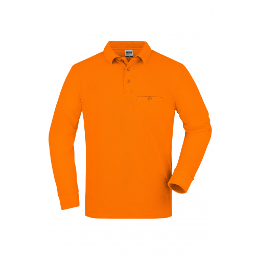 Men\'s Workwear Polo Pocket Longsleeve