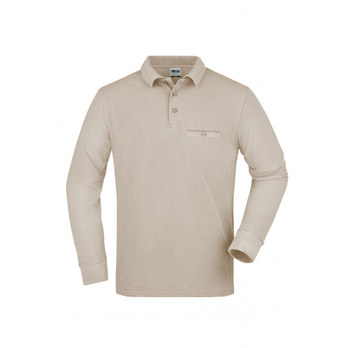 Men\'s Workwear Polo Pocket Longsleeve