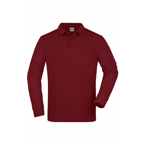 Men\'s Workwear Polo Pocket Longsleeve