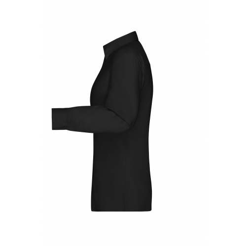 Ladies\' Shirt Long-Sleeved Micro-Twill