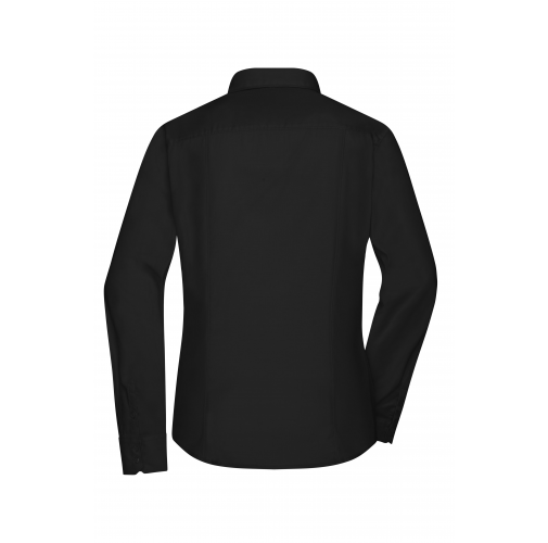Ladies\' Shirt Long-Sleeved Micro-Twill