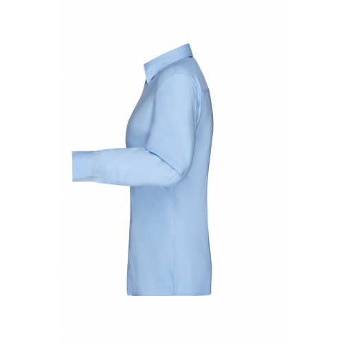 Ladies\' Shirt Long-Sleeved Micro-Twill