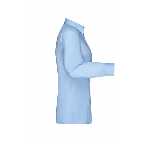 Ladies\' Shirt Long-Sleeved Micro-Twill