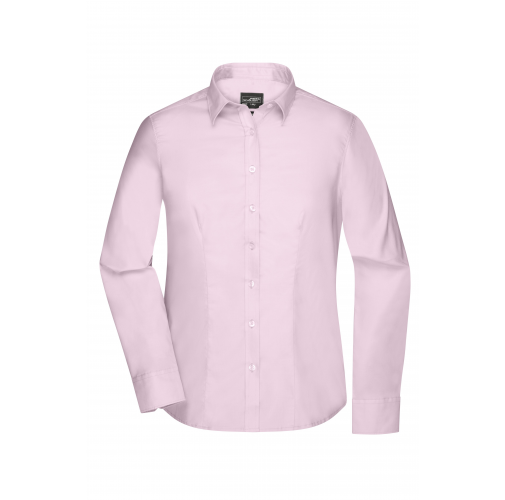 Ladies\' Shirt Long-Sleeved Micro-Twill