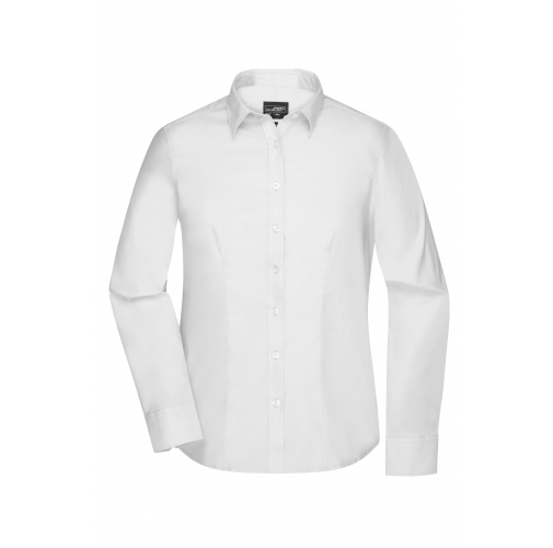 Ladies\' Shirt Long-Sleeved Micro-Twill