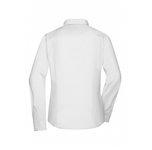 Ladies\' Shirt Long-Sleeved Micro-Twill