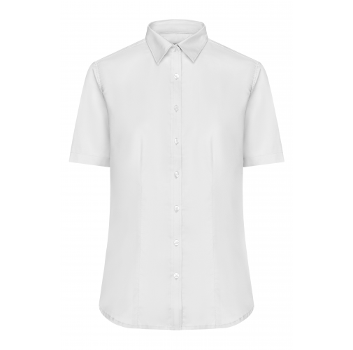 Ladies\' Shirt Short-Sleeved Micro-Twill