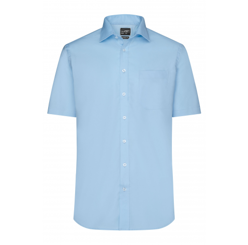 Men\'s Shirt Short-Sleeved Micro-Twill