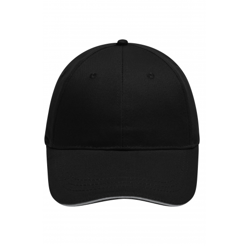 6 Panel Brushed Sandwich Cap
