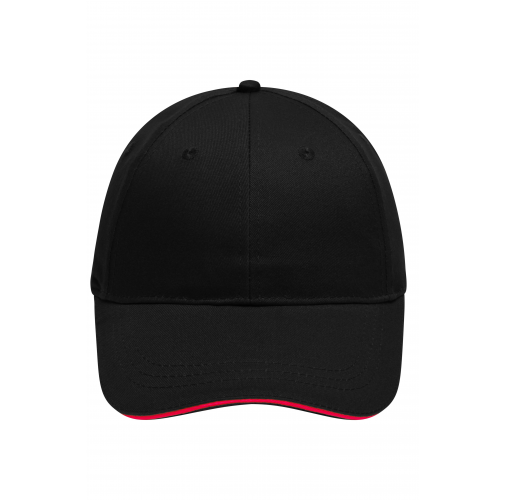6 Panel Brushed Sandwich Cap