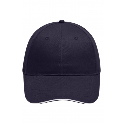 6 Panel Brushed Sandwich Cap