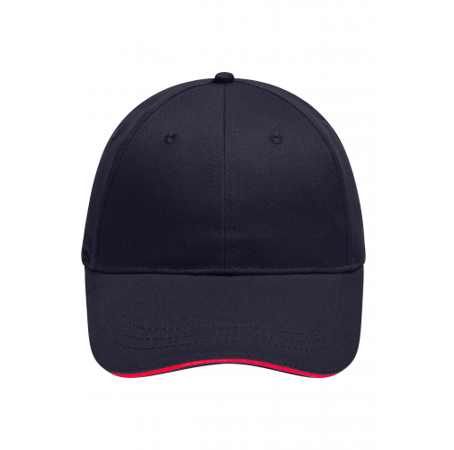 6 Panel Brushed Sandwich Cap