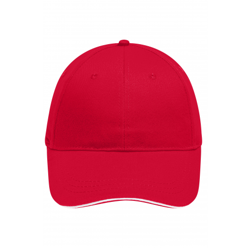 6 Panel Brushed Sandwich Cap