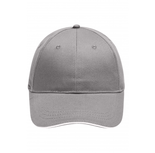 6 Panel Brushed Sandwich Cap