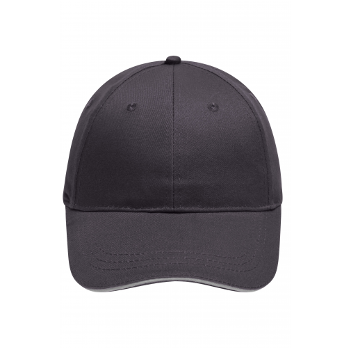 6 Panel Brushed Sandwich Cap