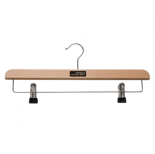 Clothes hanger with clip