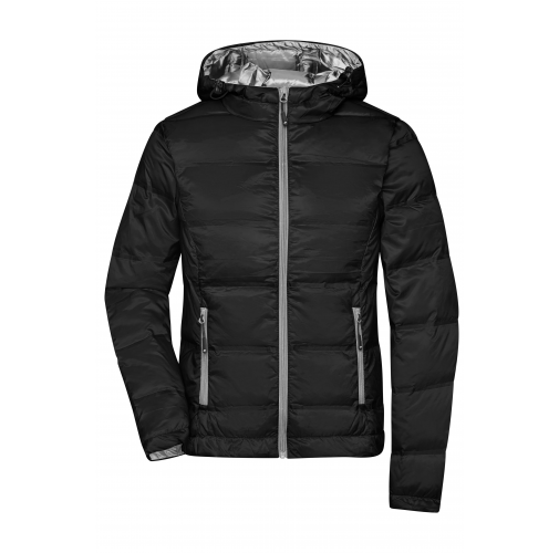 Ladies' Hooded Down Jacket