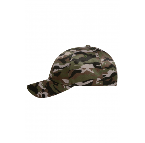 6 Panel Camouflage Cap