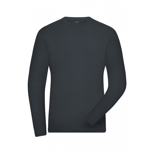 Men\'s BIO Stretch-Longsleeve Work - SOLID - OCS Blended