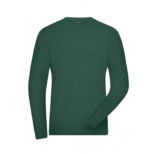 Men\'s BIO Stretch-Longsleeve Work - SOLID - OCS Blended