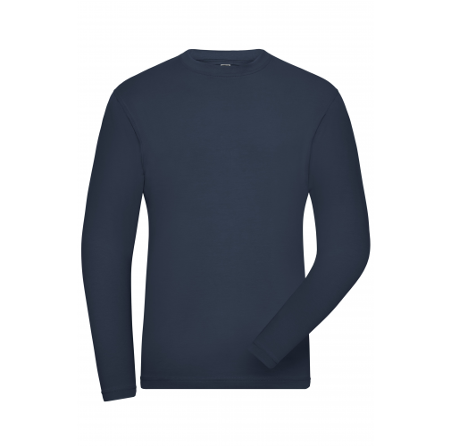 Men\'s BIO Stretch-Longsleeve Work - SOLID - OCS Blended