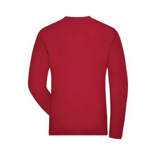 Men\'s BIO Stretch-Longsleeve Work - SOLID - OCS Blended