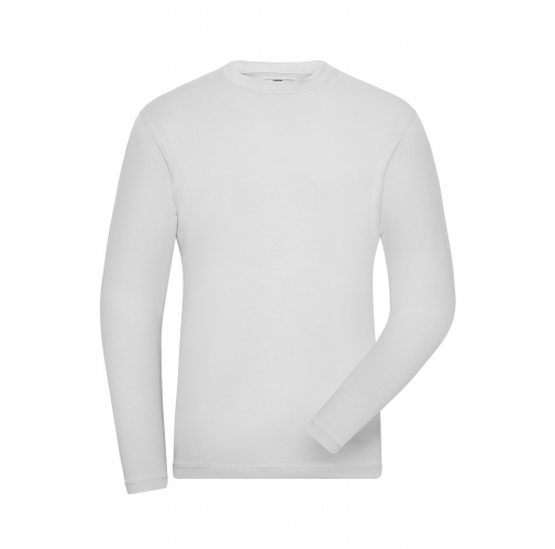 Men\'s BIO Stretch-Longsleeve Work - SOLID - OCS Blended