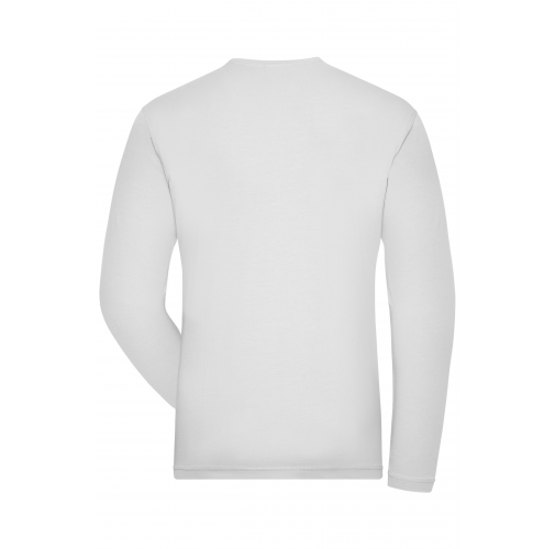 Men\'s BIO Stretch-Longsleeve Work - SOLID - OCS Blended
