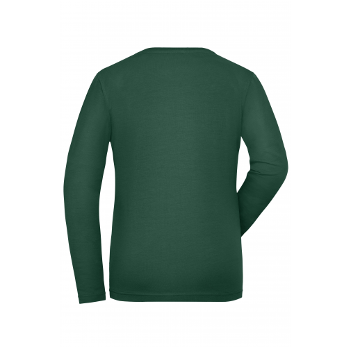 Ladies\' BIO Stretch-Longsleeve Work - SOLID - OCS Blended