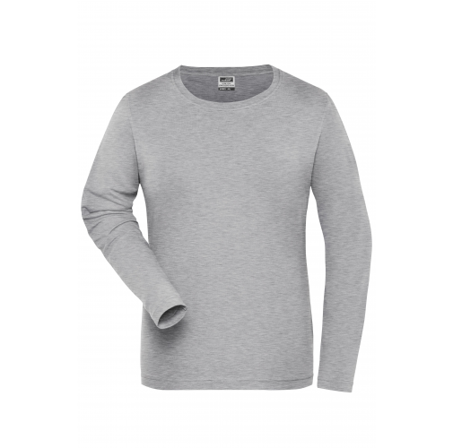 Ladies\' BIO Stretch-Longsleeve Work - SOLID - OCS Blended