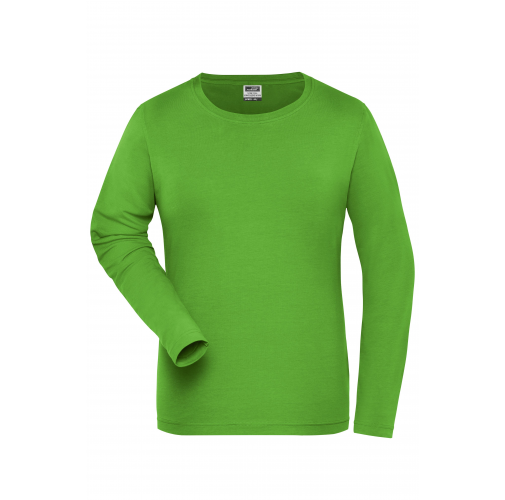 Ladies\' BIO Stretch-Longsleeve Work - SOLID - OCS Blended