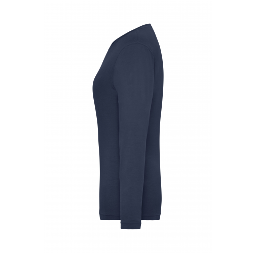 Ladies\' BIO Stretch-Longsleeve Work - SOLID - OCS Blended