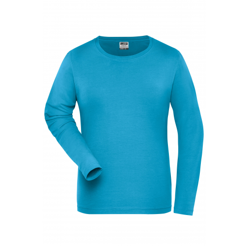 Ladies\' BIO Stretch-Longsleeve Work - SOLID - OCS Blended