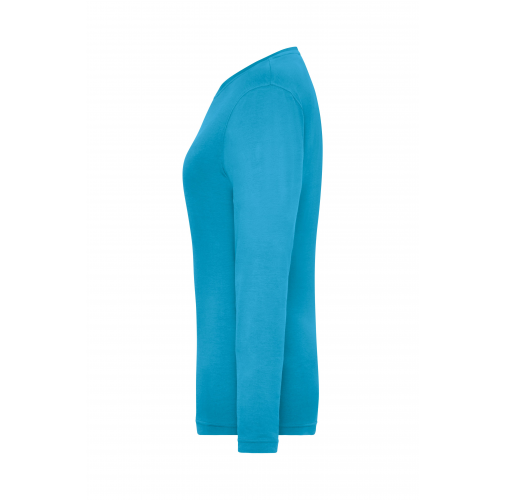 Ladies\' BIO Stretch-Longsleeve Work - SOLID - OCS Blended