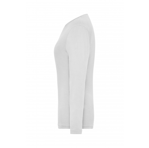 Ladies\' BIO Stretch-Longsleeve Work - SOLID - OCS Blended