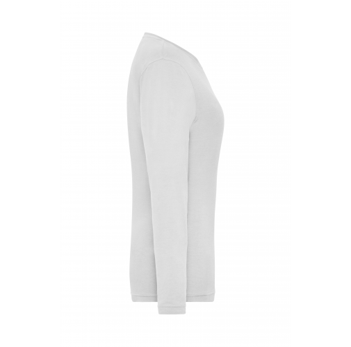 Ladies\' BIO Stretch-Longsleeve Work - SOLID - OCS Blended