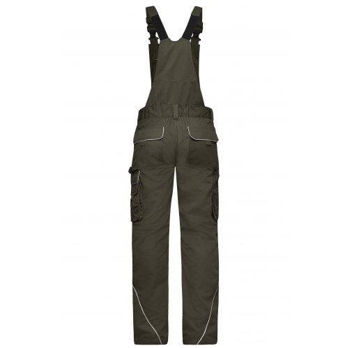 Workwear Pants with Bib - SOLID -